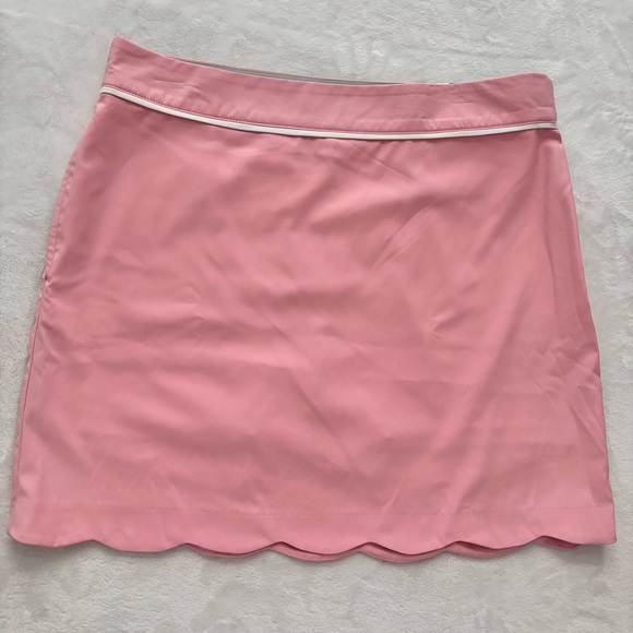 Izod Golf Pants - IZOD Sawgrass Candy Pink Scalloped Hem Golf Skort--NWT--10